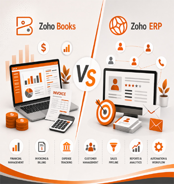 Zoho Books vs Zoho ERP